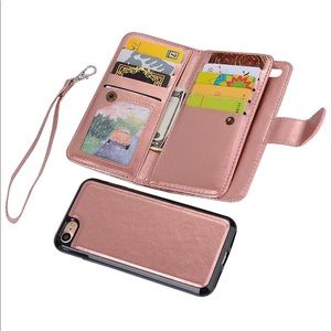 iPhone case with matching wallet